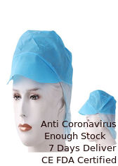 China Sombrero disponible suave del cocinero, casquillos médicos disponibles PP no tejidos materiales proveedor