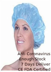 China Alto saneamiento del pelo de la cubierta del ajuste del hospital del color azul fácil principal disponible largo de Consumbles proveedor