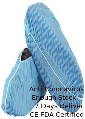 China El zapato resistente del hospital del resbalón cubre biodegradable bacteriano anti disponible proveedor