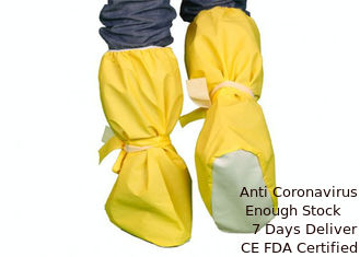 China Las cubiertas no tejidas del zapato del hospital, chanclo disponible cubren el PVC punteado proveedor