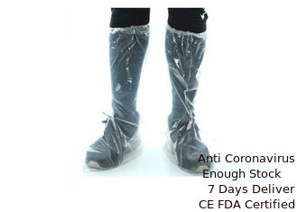 China Las cubiertas elásticos del zapato quirúrgico del puño, los protectores disponibles del zapato deslizan resistente proveedor