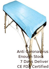 China Parásitos atmosféricos antis ligeros de cama del rollo disponible impermeable de la cubierta para la clínica del hospital proveedor