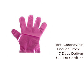 China Guantes quirúrgicos de la mano del polietileno, sustancia química anti biodegradable de los guantes disponibles proveedor