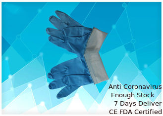 China guantes de goma estéril del grueso de 0.15m m, artículo a prueba de polvo de los guantes disponibles del PE proveedor