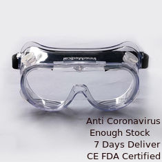 China Las gafas de seguridad médicas de la niebla anti integraron alta dureza del sello circundante proveedor