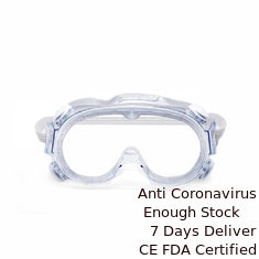 China Gafas de seguridad médicas del policarbonato resistentes a los choques con cuatro válvulas proveedor