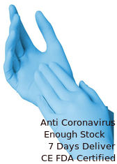 China Resistencia azul inodora cómoda de la puntura del color de los guantes disponibles del plástico transparente proveedor