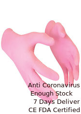 China Guantes disponibles curvados de la mano, guantes polivinílicos disponibles con la superficie texturizada proveedor