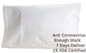 China La almohada disponible del color blanco cubre anchura modificada para requisitos particulares tela no tejida proveedor