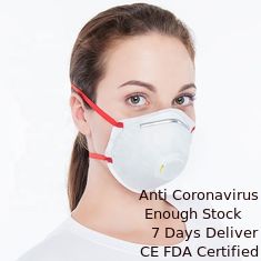 China Bacterias antis no tejidas cómodas de la mascarilla de la máscara de la taza FFP2 de la prueba del polvo proveedor