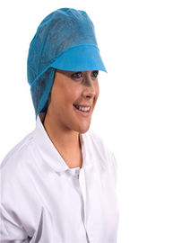 Sombrero disponible suave del cocinero, casquillos médicos disponibles PP no tejidos materiales proveedor