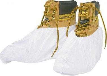 El zapato quirúrgico ligero cubre el color blanco usable 15 x 40 cm de los guardias proveedor