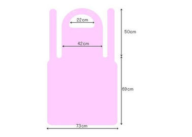 CPE universal conveniente del HDPE del LDPE del tamaño de la prueba de los delantales disponibles amistosos ácidos de Eco proveedor