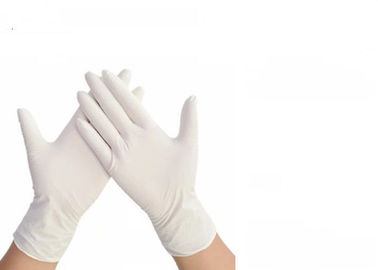 Prenda impermeable quirúrgica 100% del material del látex de los guantes de la mano del examen médico proveedor
