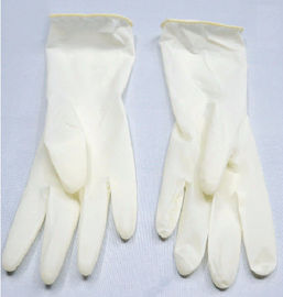 Prenda impermeable quirúrgica 100% del material del látex de los guantes de la mano del examen médico proveedor