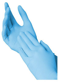 Resistencia azul inodora cómoda de la puntura del color de los guantes disponibles del plástico transparente proveedor