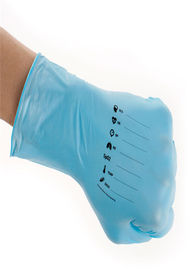 Resistencia azul inodora cómoda de la puntura del color de los guantes disponibles del plástico transparente proveedor