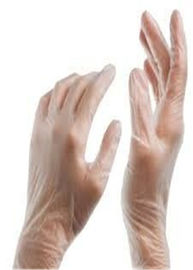 El polvo disponible de los guantes de la mano del vinilo claro libera con la certificación del CE FDA ISO proveedor