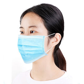 La filtración de tres capas azul disponible respirable de la mascarilla del gancho reduce infecciones proveedor