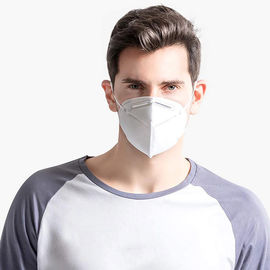 Prueba del polvo que dobla la mascarilla disponible no tejida de la máscara FFP2 con el gancho elástico proveedor